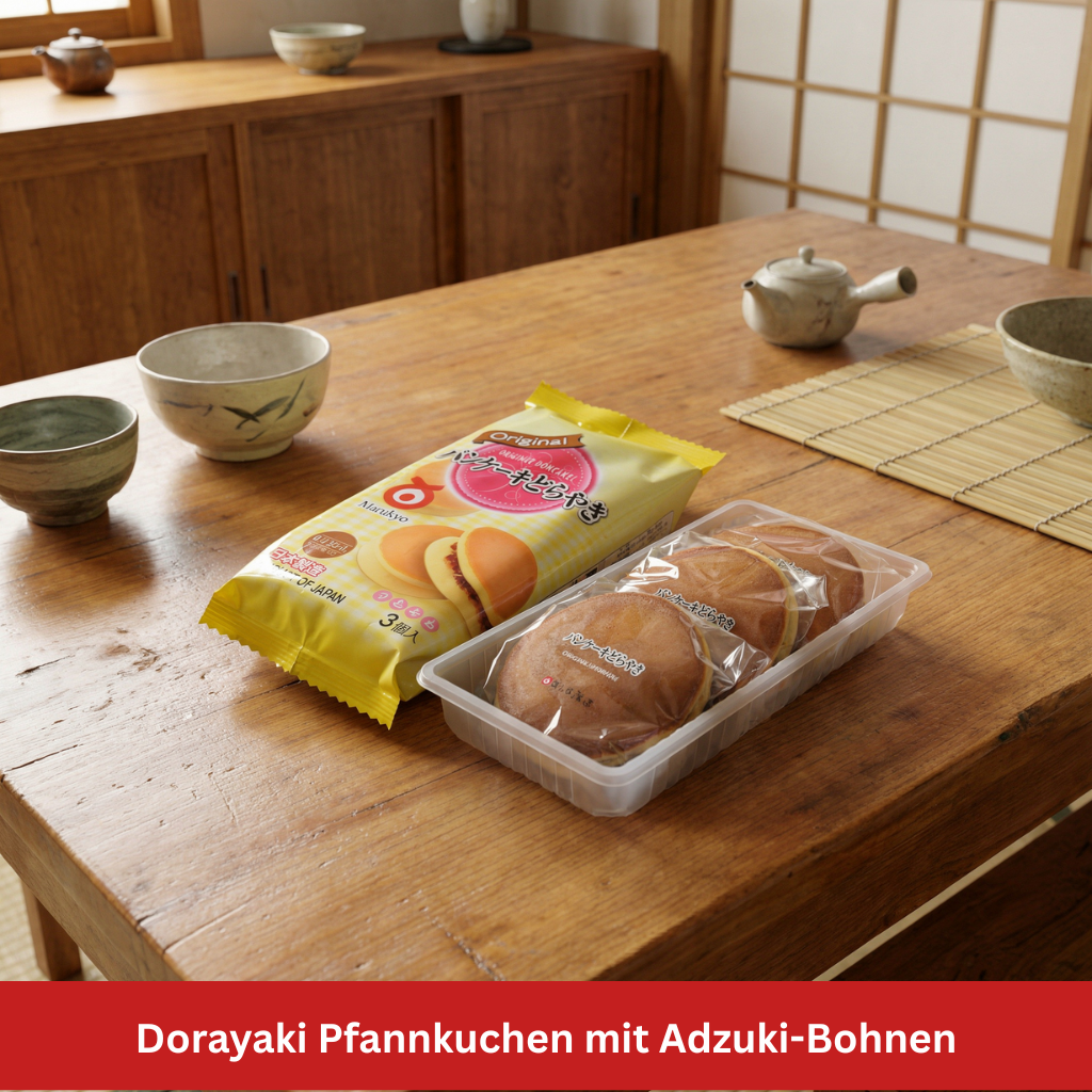 Dorayaki Pfannkuchen Adzuki-Bohnen Stillife