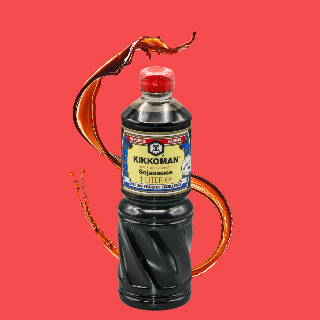 Double pack Kikkoman soy sauce 2x1 l