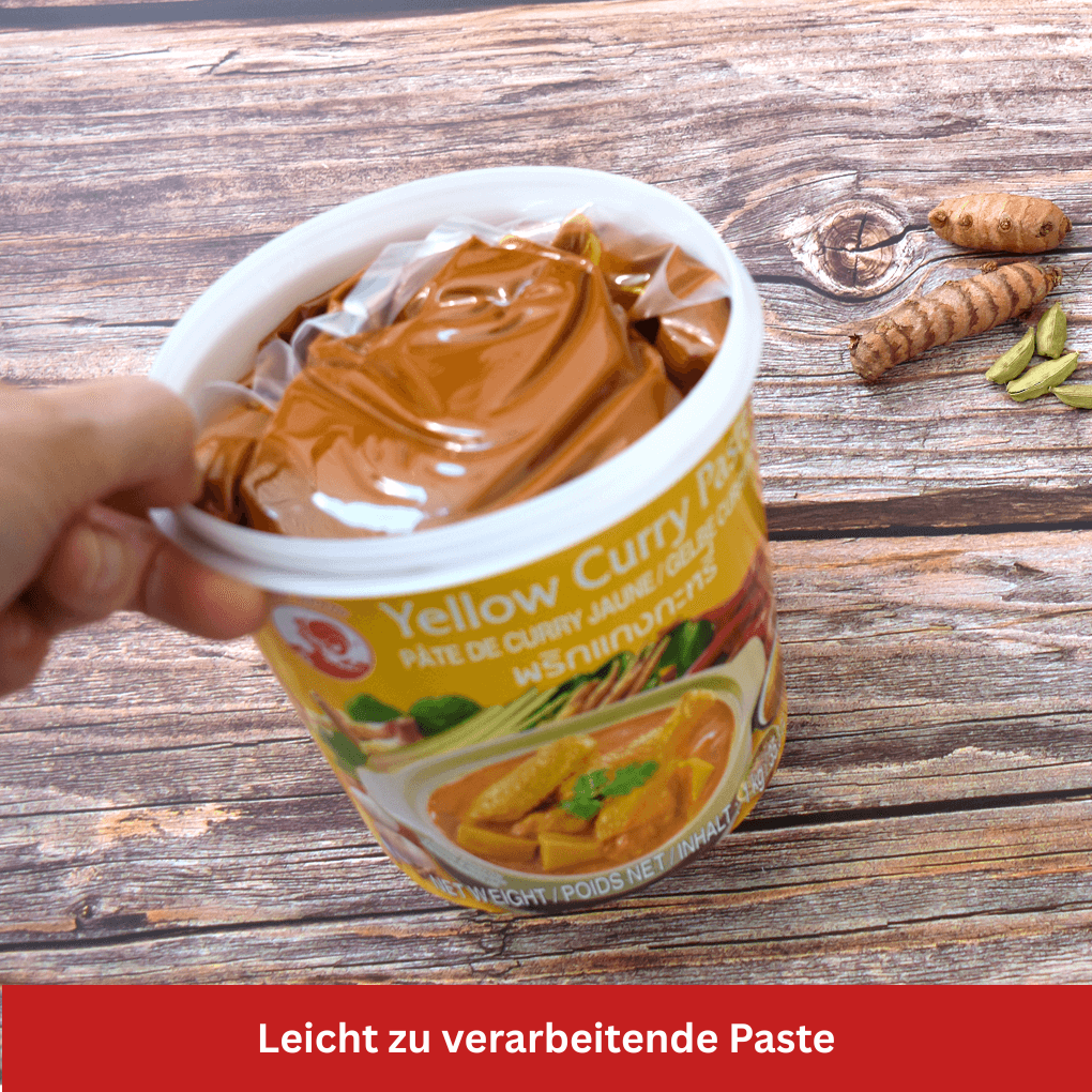 Konsistenz gelbe Currypaste