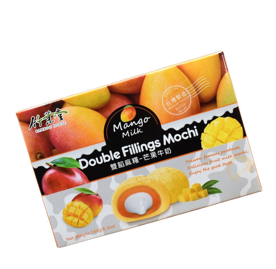 Mochis doppelt gefüllt Mango Milch