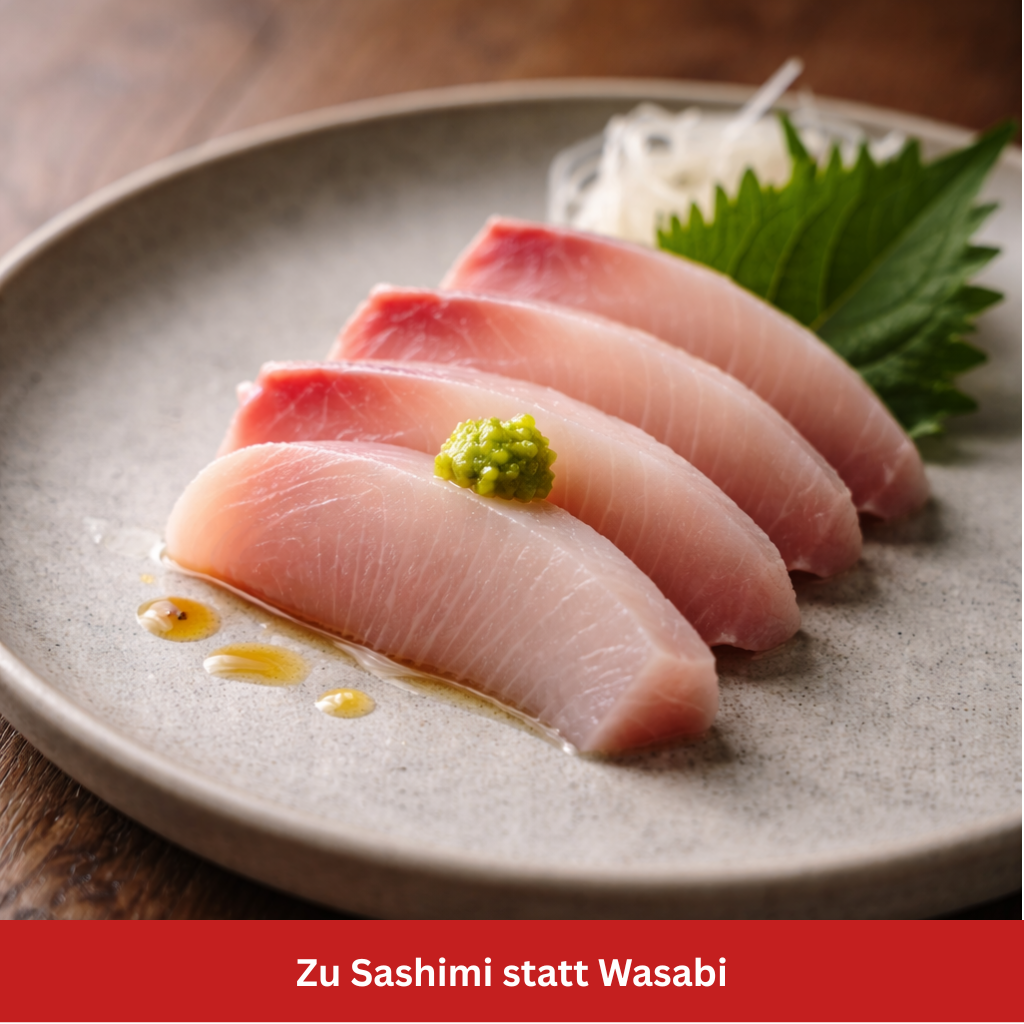 Yuzu Kosho zu Sashimi Stillife