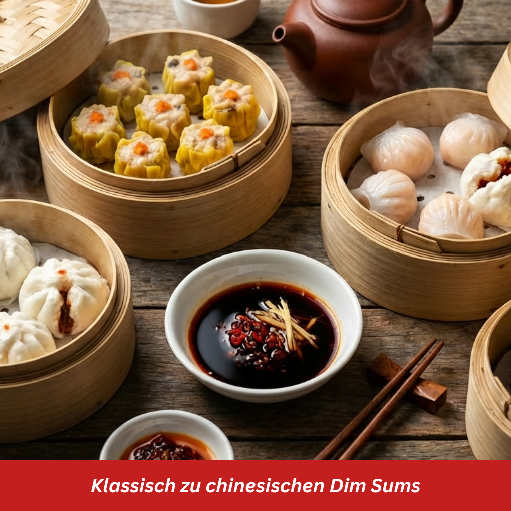 Chinesische Dim Sums Stillife