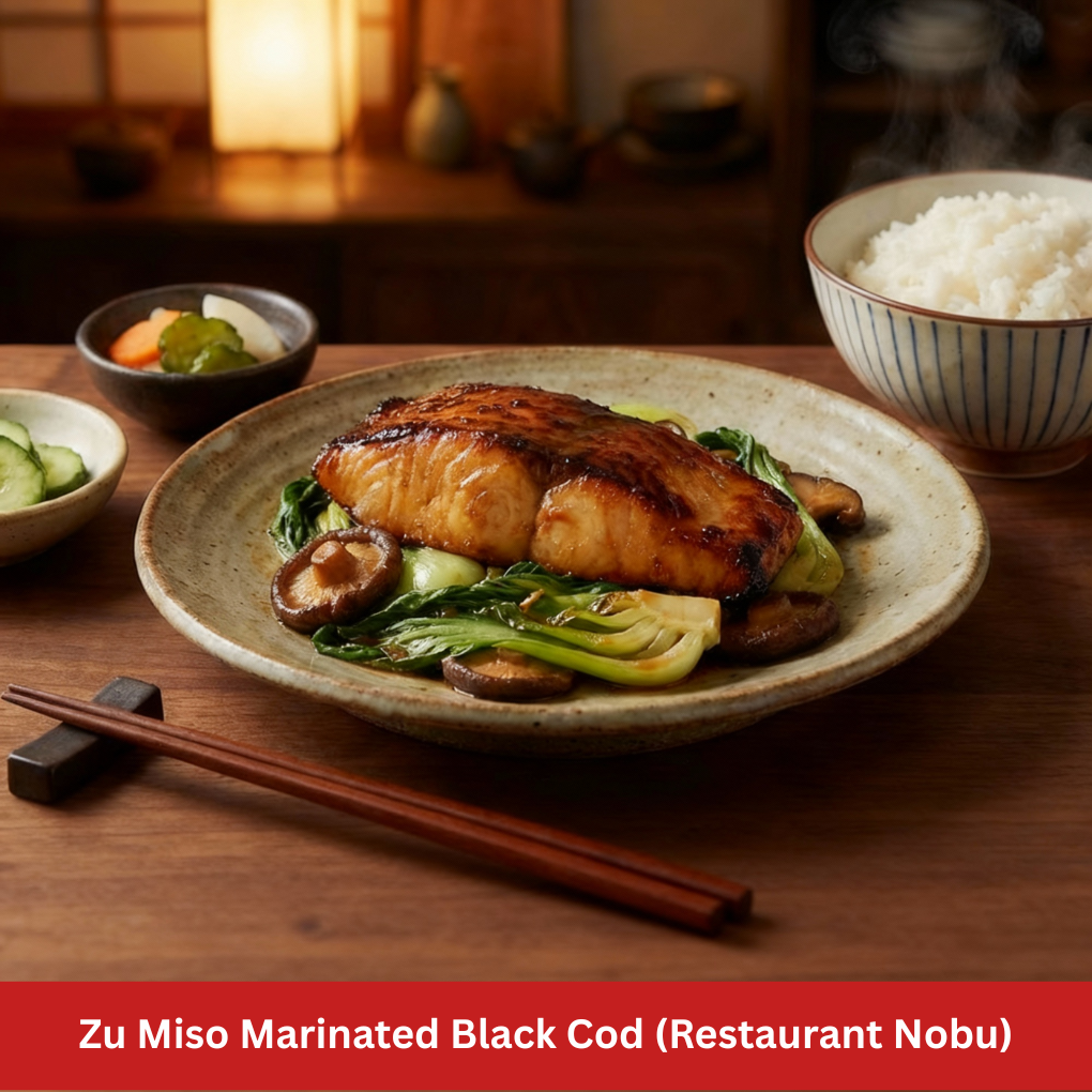 Miso Marinate Black Cod Stillife