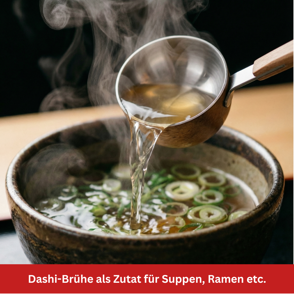 Dashi als Zutat für Brühen, Ramen etc. Stillife