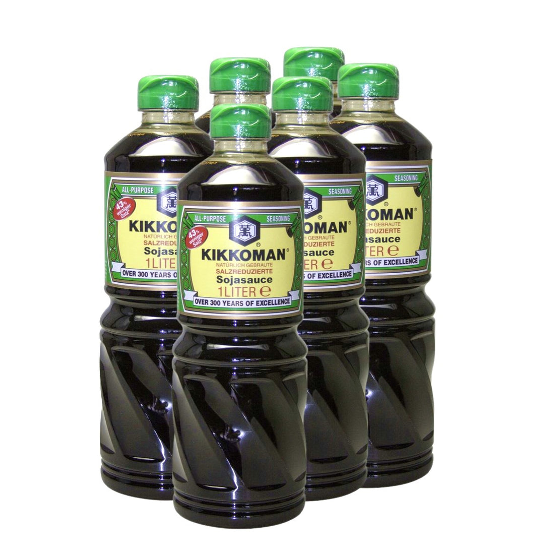 Kikkoman Sojasauce salzreduziert 6er Pack