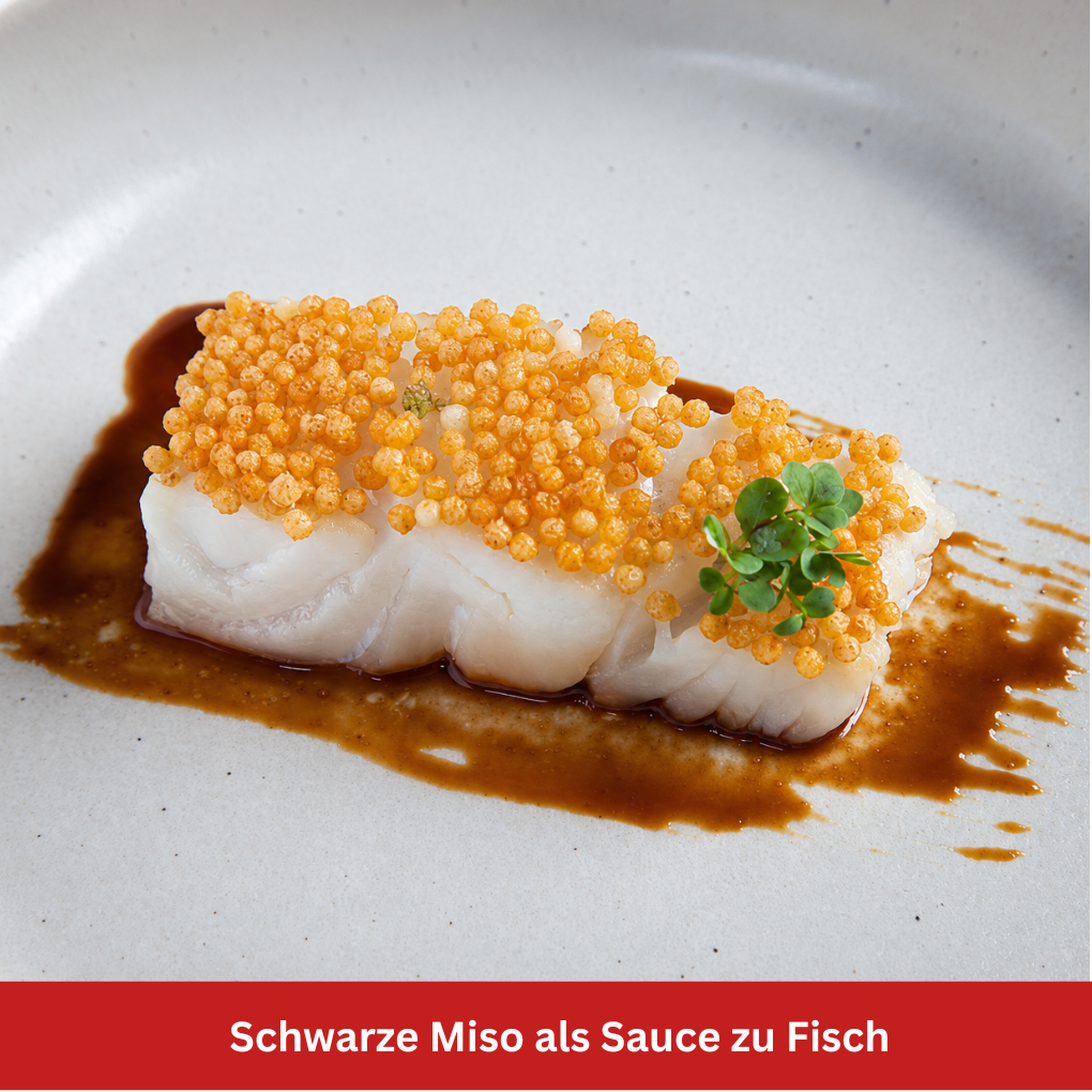 Schwarze Miso (Hatcho Miso) von einer 1337 gegründeten Miso-Brauerei