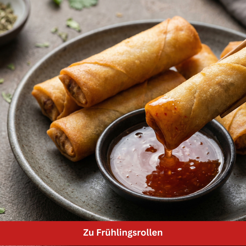 Süße Chillisauce zu Frühlingsrollen Stillife