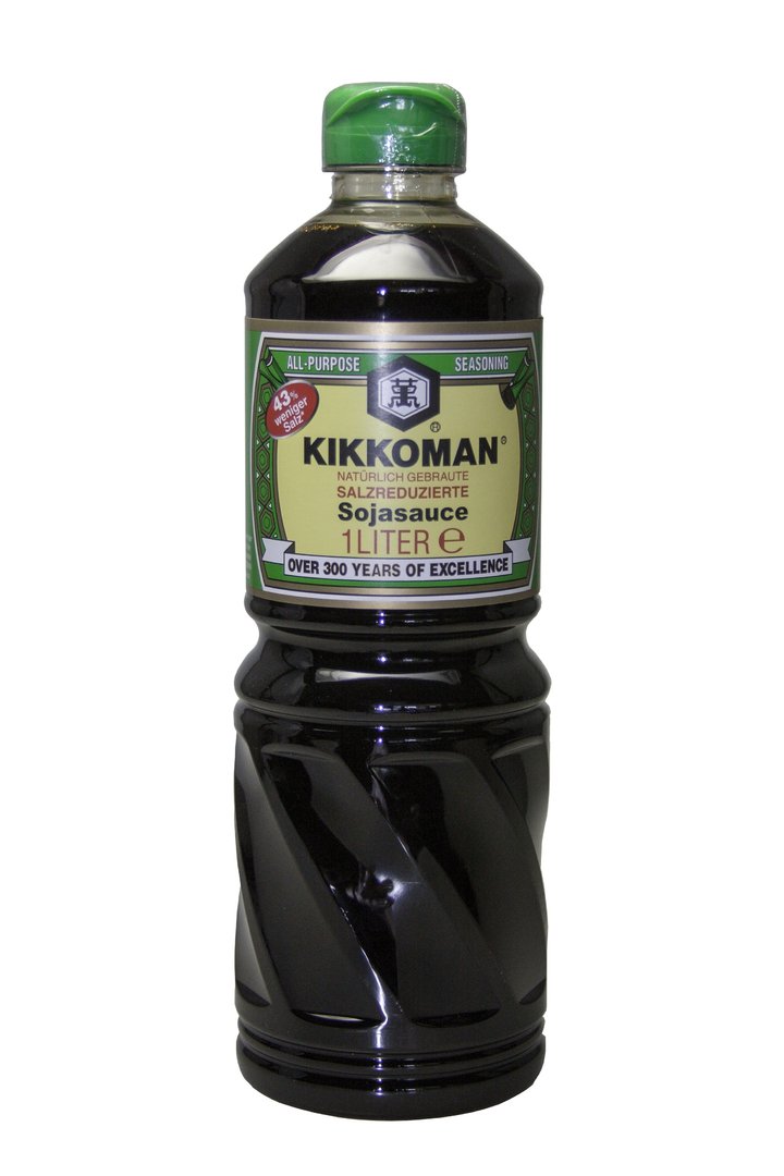 3er Pack Kikkoman Sojasauce salzreduziert 975 ml