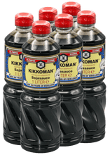 Lade das Bild in den Galerie-Viewer, 6er Pack KIKKOMAN Sojasauce [6x 1000 ml]
